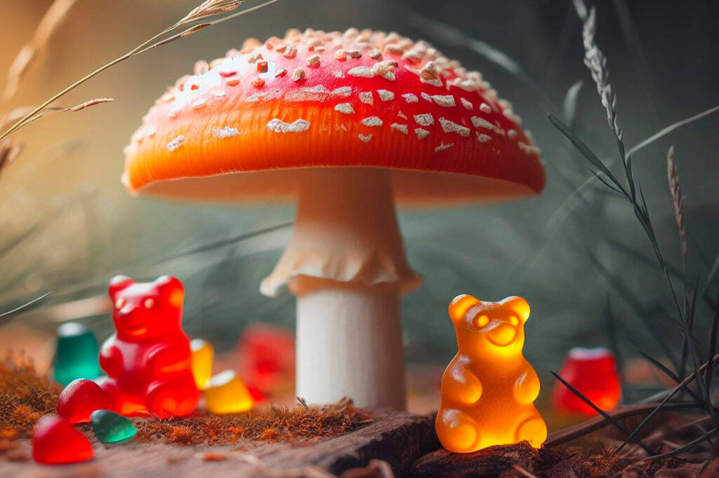 amanita mushroom gummies